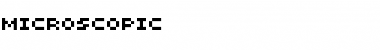 Download Microscopic Font Download Microscopic Font