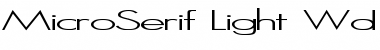 Download MicroSerif-Light Wd Font Download MicroSerif-Light Wd Font