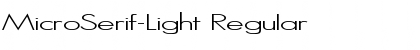 Download MicroSerif-Light Font Download MicroSerif-Light Font