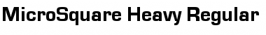 Download MicroSquare-Heavy Font Download MicroSquare-Heavy Font
