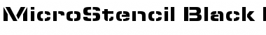 Download MicroStencil-Black Font Download MicroStencil-Black Font