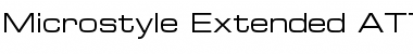 Download Microstyle Extended ATT Font Download Microstyle Extended ATT Font