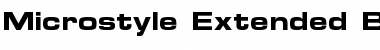 Download Microstyle Extended Font Download Microstyle Extended Font