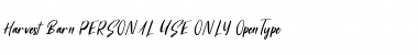 Download Harvest Barn DEMO Font Download Harvest Barn DEMO Font