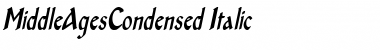Download MiddleAgesCondensed Font Download MiddleAgesCondensed Font