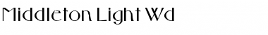 Download Middleton-Light Wd Font Download Middleton-Light Wd Font