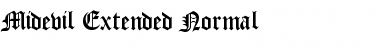 Download Midevil Extended Font Download Midevil Extended Font