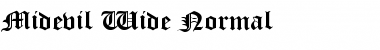 Download Midevil Wide Font Download Midevil Wide Font