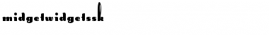Download MidgetWidgetSSK Font Download MidgetWidgetSSK Font