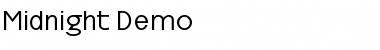 Download Midnight Demo Font Download Midnight Demo Font