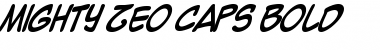 Download Mighty Zeo Caps Font Download Mighty Zeo Caps Font