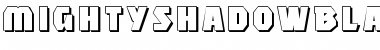 Download MightyShadow Font Download MightyShadow Font