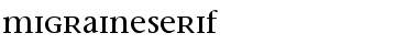 Download MigraineSerif Font Download MigraineSerif Font