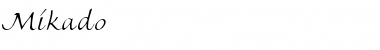 Download Mikado Font Download Mikado Font