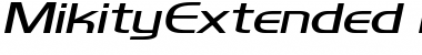 Download MikityExtended Font Download MikityExtended Font
