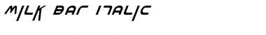 Download Milk Bar Italic Font Download Milk Bar Italic Font