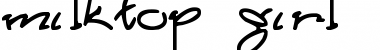 Download Milktop Girl Font Download Milktop Girl Font