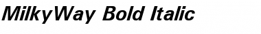 Download MilkyWay Bold Italic Font Download MilkyWay Bold Italic Font