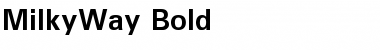 Download MilkyWay Bold Font Download MilkyWay Bold Font