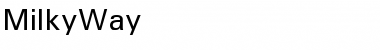 Download MilkyWay Font Download MilkyWay Font