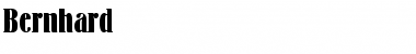 Download Bernhard Font Download Bernhard Font
