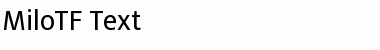 Download MiloTF-Text Font Download MiloTF-Text Font