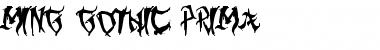 Download Ming Gothic JJCR Font Download Ming Gothic JJCR Font