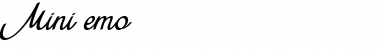 Download MiniDemo Font Download MiniDemo Font