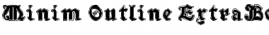 Download Minim Outline Font Download Minim Outline Font