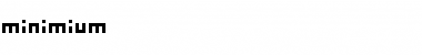 Download minimium Font Download minimium Font