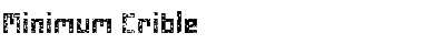 Download Minimum Crible Font Download Minimum Crible Font