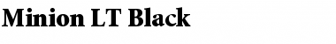 Download Minion LT Black Font Download Minion LT Black Font