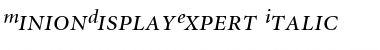 Download MinionDisplayExpert Font Download MinionDisplayExpert Font