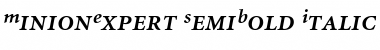 Download MinionExpert-SemiBold Font Download MinionExpert-SemiBold Font