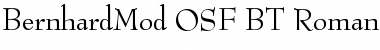 Download BernhardMod OSF BT Font Download BernhardMod OSF BT Font