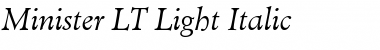 Download Minister LT Light Font Download Minister LT Light Font