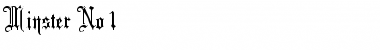 Download Minster No 1 Font Download Minster No 1 Font