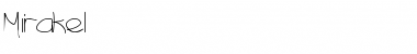 Download Mirakel Font Download Mirakel Font