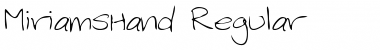 Download MiriamsHand Font Download MiriamsHand Font