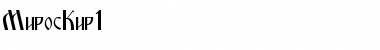 Download MirosKir1 Font Download MirosKir1 Font