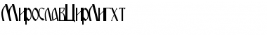 Download MiroslavCirLight Font Download MiroslavCirLight Font