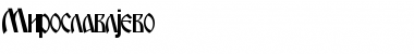 Download Miroslavljevo Font Download Miroslavljevo Font