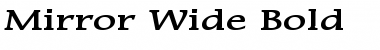 Download Mirror Wide Font Download Mirror Wide Font