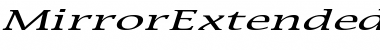 Download MirrorExtended Font Download MirrorExtended Font