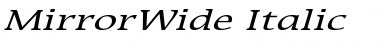 Download MirrorWide Font Download MirrorWide Font