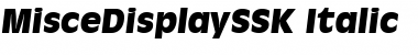 Download MisceDisplaySSK Font Download MisceDisplaySSK Font