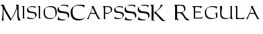 Download MisioSCapsSSK Font Download MisioSCapsSSK Font