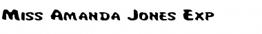 Download Miss Amanda Jones Exp Font Download Miss Amanda Jones Exp Font