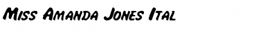 Download Miss Amanda Jones Ital Font Download Miss Amanda Jones Ital Font
