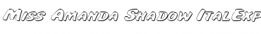 Download Miss Amanda Shadow ItalExp Font Download Miss Amanda Shadow ItalExp Font